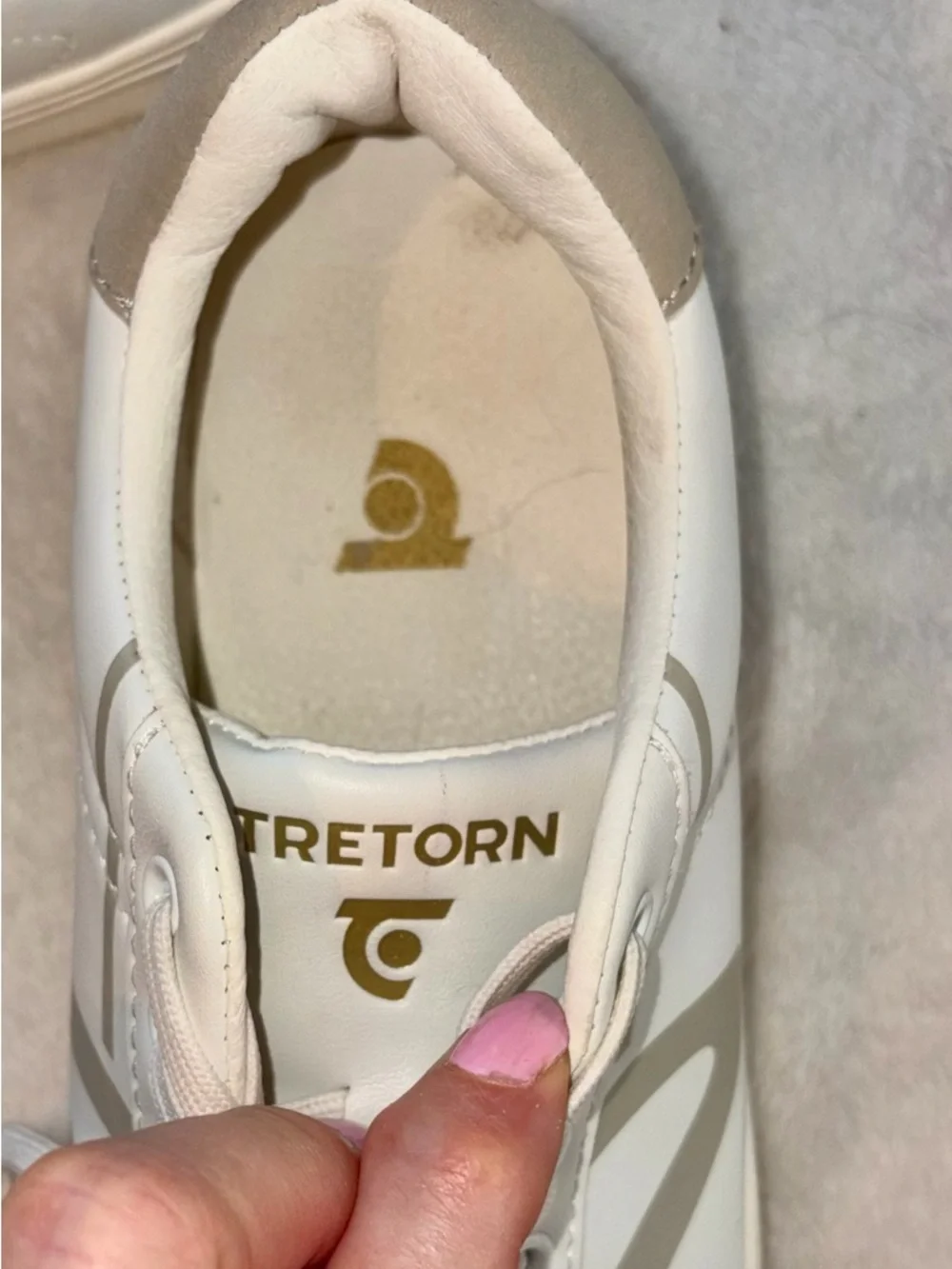 Tretorn Leather Sneakers sz 8 - Picture 6 of 9